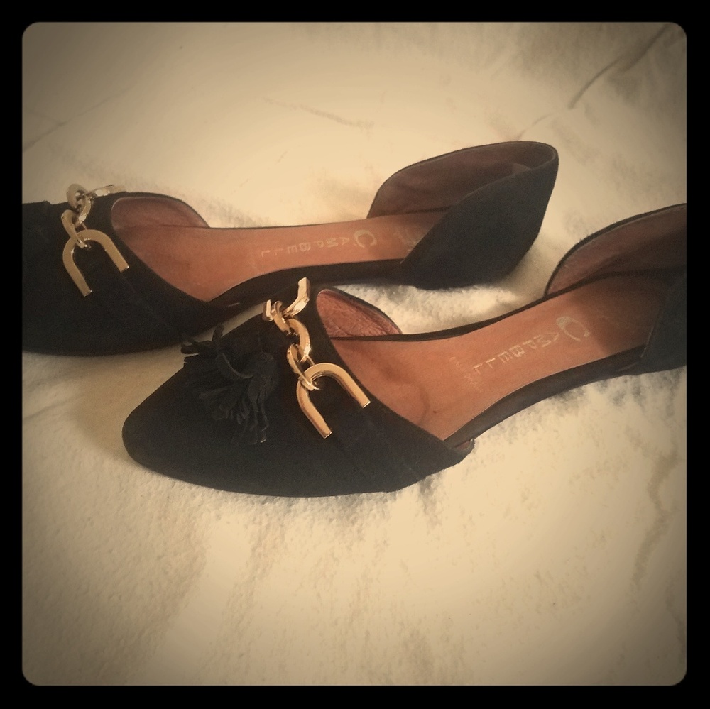 Jeffery Campbell black flats